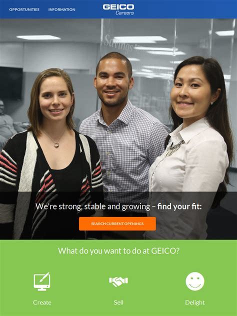 Show more office locations. . Geico careers